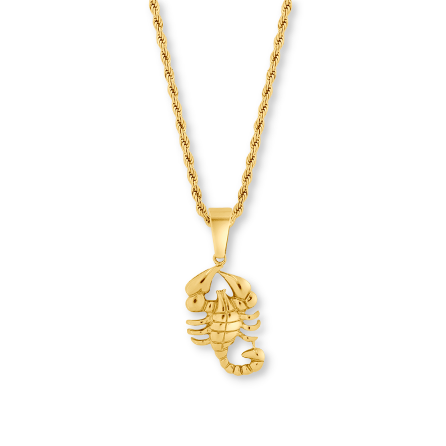 Iced out 2025 scorpion pendant